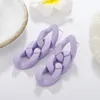 Dynda Żyrandol Cukierki Kolor Długi Łańcuch Kolczyki Dla Kobiet Dziewczyn Koreański Akrylowy Skręcony Link Trendy Hurtownie Biżuteria Prezenty