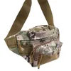 Män utomhus militär midja väska taktisk midja pack axelväska multi-pocket molle camping vandring påse bälte plånbok påse purse y0721