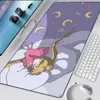 Anime kawaii Mouse Pad Large Rubber Gaming Mat Speed Kawaii XL MousePad Keyboard Locking Edge Otaku Computer pink Desk mat