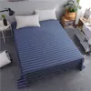 Färgglada Twin Flat Sheets King Size Pretty Geometric Plaid Bed Queen Lines Multicolor Grids Sheet # / L 211110