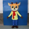 Halloween schattige sika herten mascotte kostuum hoge kwaliteit aanpassen cartoon dier anime thema karakter volwassen grootte kerst carnaval fancy jurk