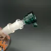 Hookah rökningsglasskål färgad 14mm 18 mm hanskålar bit tratt fogslipor för dab rigg bong