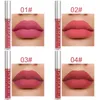 10 SZTUK Lipstick Velvety Set Długotrwały Nonstick Cup Not Fade Makeup Kosmetyki Kit Dla Dziewczyny Kobiety Sojw889