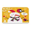 BADMATS Kerstmat Doelt Tapijt Cartoon Cute Santa Badkamer Happy Jaar Vloer Decoratie Home Kerstmis cadeau