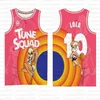 2021 NCAA Movie Space Jerse Tune Squad 23 Майкл Баскетбол Джерси Blue 1 Bugs Lebron 6 James 7 R.runner! TAZ 10 LOLA 1/3 Tweety ясно дешево
