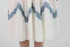 autumn and winter Self Portrait Dress Women's Designer Runway Elegant Embroidery Hollow Lace Patchwork Pleated 210520