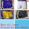 Bolso Impresso Cidade Basquetebol Shorts Top Quality Homem Tamanho S M L XL XXL