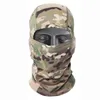 Cappellini da ciclismo Maschere Inverno Tattico militare Passamontagna Caldo pile Termico Sci Snowboard Maschera Bicicletta Caccia Camo Cappelli Sciarpa