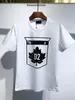 Fashion Designer Tee Letter Printed Short Sleeve unique T-shirt Men WomenLoose Casual Top Maple Leaf Pattern k0te#