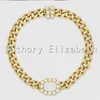 Báthory ·Elizabeth Women 2020 Collana in oro moda Collana in vetro bianco con bordo di perle squisita collana elegante