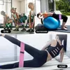 KoKossi Durable Hip Circle Band Yoga Anti-slip Gym Fitness Rubber Exercise Braided Elastic Lifting Resistance H1026