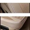 Car Seat Covers Flax Cover Protector Washable Linen Front Cushion Ultra-Luxury Breathable Pad Mat For Interior Truck Suv Van MPV