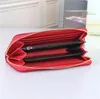 High Quality Patent Leather WALLET Women Long canvas Zipper Card Holders Purses Woman Wallets Coin bag219Y