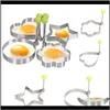 ツールキッチン、ダイニングバーホームガーデンドロップデリバリー2021 1PCSステンレススチール揚げ卵型パンケーキパンフルーツと野菜の形の装飾