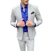 2021 Ny Plaid Suit 3 Piece Suit For Män Business / Wedding Blazer Coat With Pants Vest Blue Grey Red Black Mäns Passar Storlek S-5XL X0909