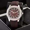 lmjli-2021 montre de luxe mens watches 2813 Automatic movement 40mm comfortable rubber strap 5ATM waterproof luminous top quality wristwatches