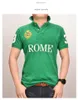 Erkek Polos İspanya Kanada Las Vegas Rome Gömlek Erkekler Kısa Kollu T Pamuk T-Shirt