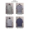 Browon marca clássico stripe design camiseta homens novo casual o-pescoço solto close de algodão moda enorme camiseta homens roupas 210421