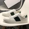 Luxo GNER Homens Mulheres Sneaker Sapatos Casuais Baixo Top Itália Marca Abelha Stripes Sapato Sapato Andar Treinadores Esportivos Chaussures Derramar tamanho36-45