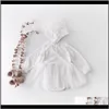 Robes Vêtements Bébé, Enfants Maternité0-24M Beau Printemps Et Automne Filles Bébés Robe De Cent Jours Bébé Blanc Dentelle Romperwith Hat Drop Del