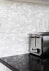 Art3d 30 x 30 cm 3D-Wandaufkleber, Perlmutt-Muschel-Mosaik, Backsplash-Fliesen für Küche, Badezimmer, Tapeten (10-teilig)