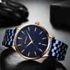 Watch Man New Curren Brand Watches Fashion Business Wristwatch with Auto Date Stainless Steel Clock Men's Casual Style Reloj Q0524