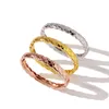 Bracelet Classical Crush Bangle Geel goud breed smal ontwerp geen stenen manchetarmbandcolor voor vrouwen sieraden 210330225K