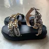 サンダル女性夏の厚い底のビーチエヴァソフトソールスライドファッションオープントゥセットフットビンテージスリッパレディース快適な靴