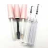 1.5ML 5ML 10ML Empty Mascara Tube, Pink Eyelash Tubes with Brush Wand Eyelash Cream Container Bottles with Rubber Inserts, Refillable Cosmetic Containers