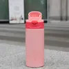 12 أوقية التسامي مستقيم الاطفال tumblers الأشعة فوق البنفسجية تغيير اللون متوهجة في الظلام 2-in-1 نحيل بهلوان الفراغات كأس الفولاذ المقاوم للصدأ المياه مزدوجة الجدار معزول زجاجة السفر زجاجة السفر