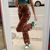 Brown Tie Dye Imprimer Trendy Baggy Mom Jeans Femmes Vintage Esthétique Droite Denim Pantalon Taille Haute Pantalon Gris Streetwear 211115