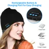 Bluetooth Beanie chapéu mulheres homens sem fio música inverno para esportes ao ar livre caminhadas camping correndo ciclismo tampões máscaras