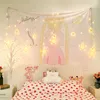 Aangepaste Tapestry Gedrukt College Dorm Dekens Sailor Moon Cartoon Wall Tapestry Hanging Free Star Lights Dekking 210608