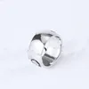 Fashion Style Lady Titanium steel Ring Red Green Enamel Carving Plaid Letter Engagement Narrow and Wide Rings Size 6-11