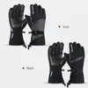 Cycling Gloves Winter Skiing Waterproof Windproof Touch Screen Snowboard For Men Warm With Zipper Pocket