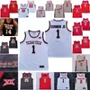 Texas Tech Basketball Jersey NCAA College Mac McClung Terrence Shannon Jr. Bryson Williams Kevin McCullar Davion Warren Kevin Obanor Adonis Arms Chibuzo Agbo