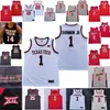 Texas Tech Basketball Jersey NCAA College Mac McClung Terrence Shannon Jr. Bryson Williams Kevin McCullar Davion Warren Kevin Obanor Adonis Arms Chibuzo Agbo