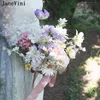 paars hydrangea bouquet
