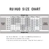 Ruihuo محبوك مخطط ملابس خمر البلوز عارضة الرجال سترة متماسكة M-2XL الربيع وصول