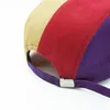 Whole High Quality Custom Colorful Hiphop Unconstructed Curved Brim 5 Panel Cap Cotton 3D Embroidery 5 panel baseball caps sp6048481