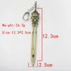 Keychains 2022 God of War The Sword Olympus Keychain Kratos Vintage Golden Pingente keyring Cosplay Jewelry Acessórios do presente miri22