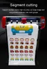 Yazıcı Çift Kafa Çizici Kesici Öpücük Vinil Sticker Die Kesme ve Kırılma Kağıt Dijital Kalıp Kesme Makinesi