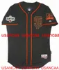 Cosido # 28 BUSTER POSEY negro JERSEY Throwback Jerseys Hombres Mujeres Jóvenes Béisbol XS-5XL 6XL