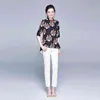 Mulher verão bonito qipao ópera facial cheongsam imprimir vestido curto solto meia manga tradicional irregular chinês roupas 210506