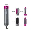 New Air 5 In 1 Curling Iron Heat Brush Straightener Blow Dryer Comb Electric Hairdryer Set7887887