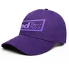 Mode fedex sedan 73 unisex baseball cap monterade original trucke hattar lila regnbåge blå orange vit världen261e