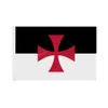 Knight Templar Flag Red Cross Mason Flags 90 x 150cm 3 * 5ft Custom Banner Metal Holes Grommets Indoor And Outdoor can be Customized