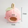 Small Animal Supplies Windproof Hamster Hideout House Cage Apple Shaped Sugar Glider Bed Rat Hammock Toy Nest