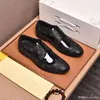 A1 21ss Marcas de luxoModa Masculina Gommino Vestido Casual Sapatos de festa Cowskin Sapato Único Slip On Wedding Pumps Preto Tamanho38-46