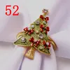 54 styles arbre de Noël cloche flocon de neige serviette anneau serviettes boucle Wrap porte-serviette pour mariage Banquet fête Table décoration de la maison